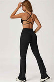 The Lily Sports Bra Flared Leggings 2-Piece Set