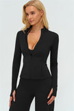 The Twirl Zip Jacket New Straight Leg Pants 2-Piece Set