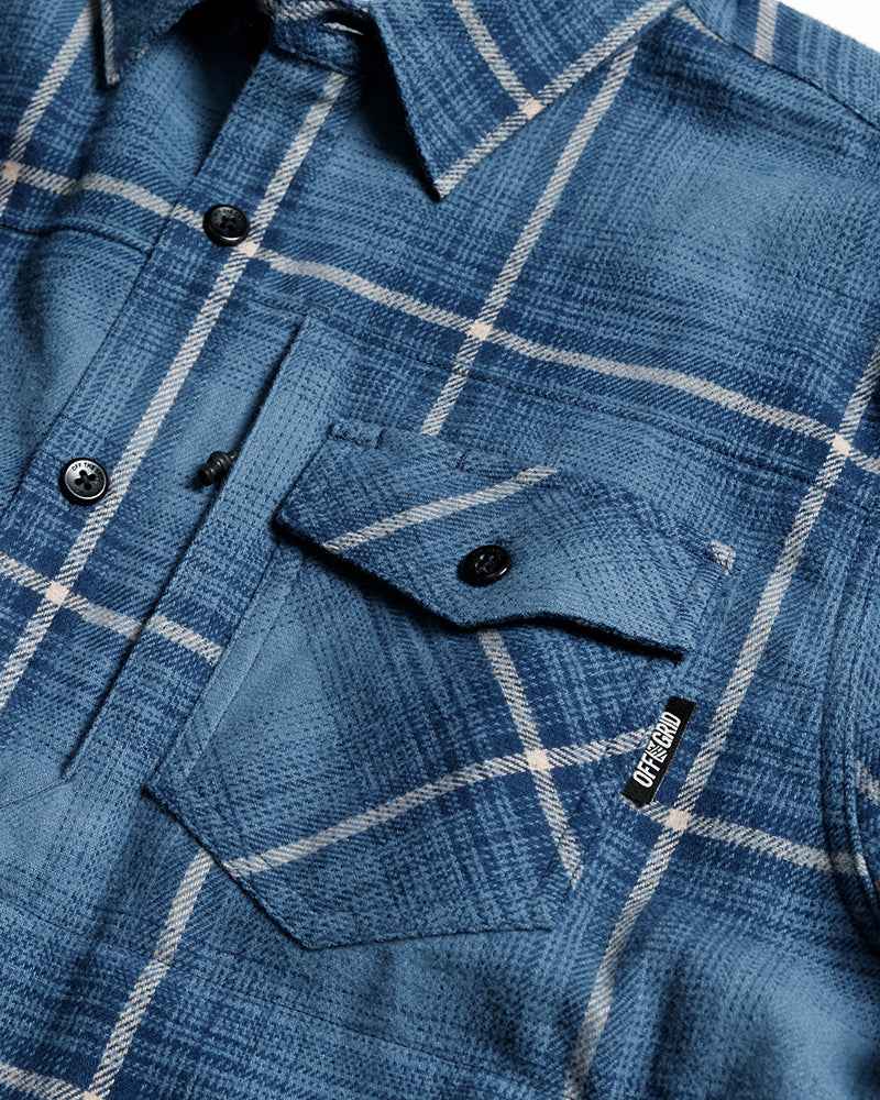 Destroyer Flannel - Pale Blue
