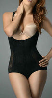 Plus Intimates Floral Mesh Body Shaper by Forever-Foxy for a smooth and flattering silhouette