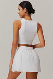 The Balance Crop Top Tennis Skirt 2-Piece Set