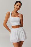 The Balance Crop Top Tennis Skirt 2-Piece Set