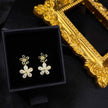 Double Floral Studs