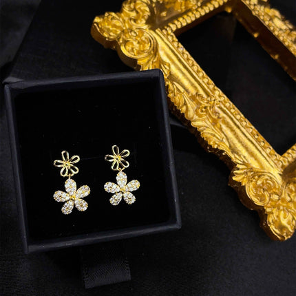 Double Floral Studs