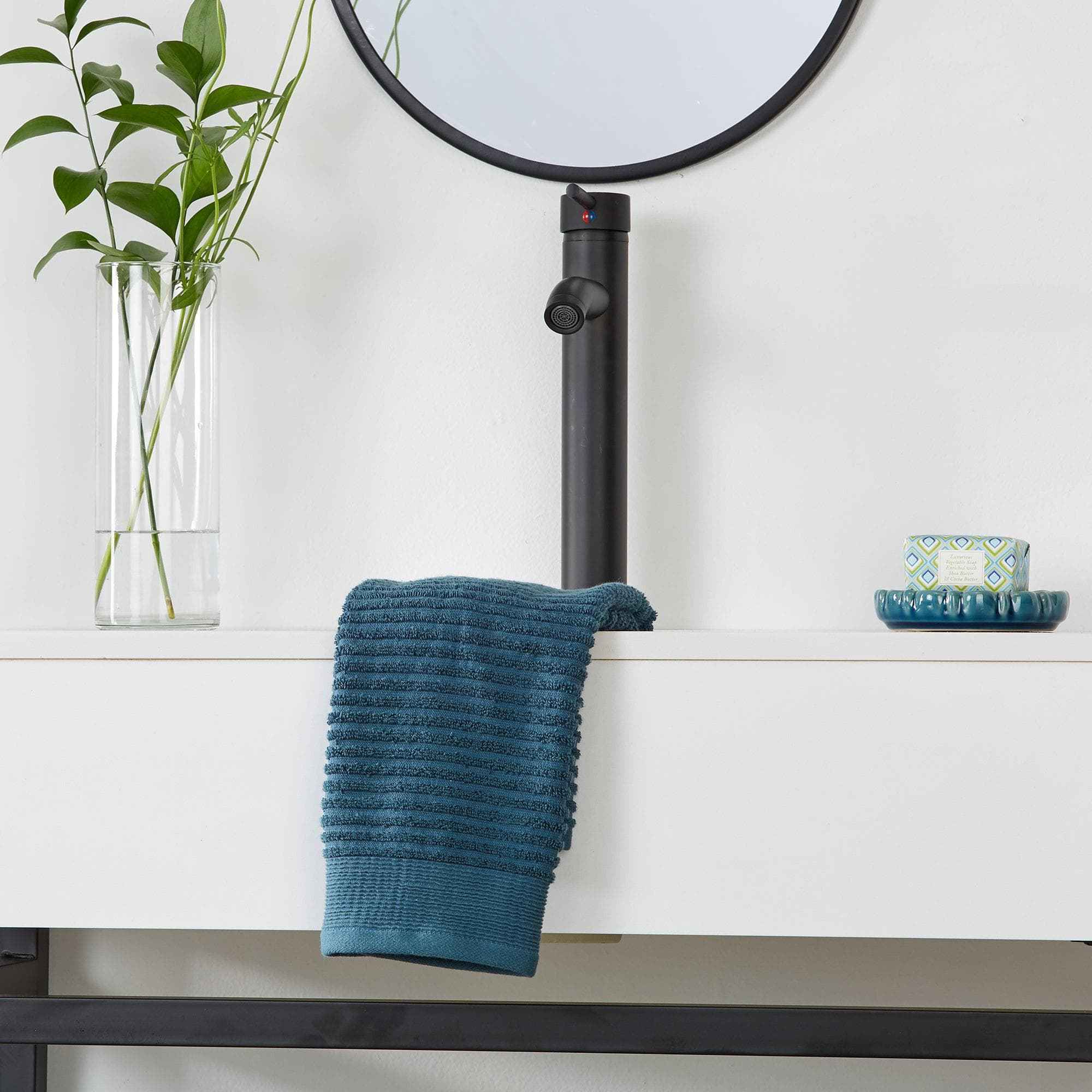 4 Pack Ribbed Hand Towels - Rori Collection