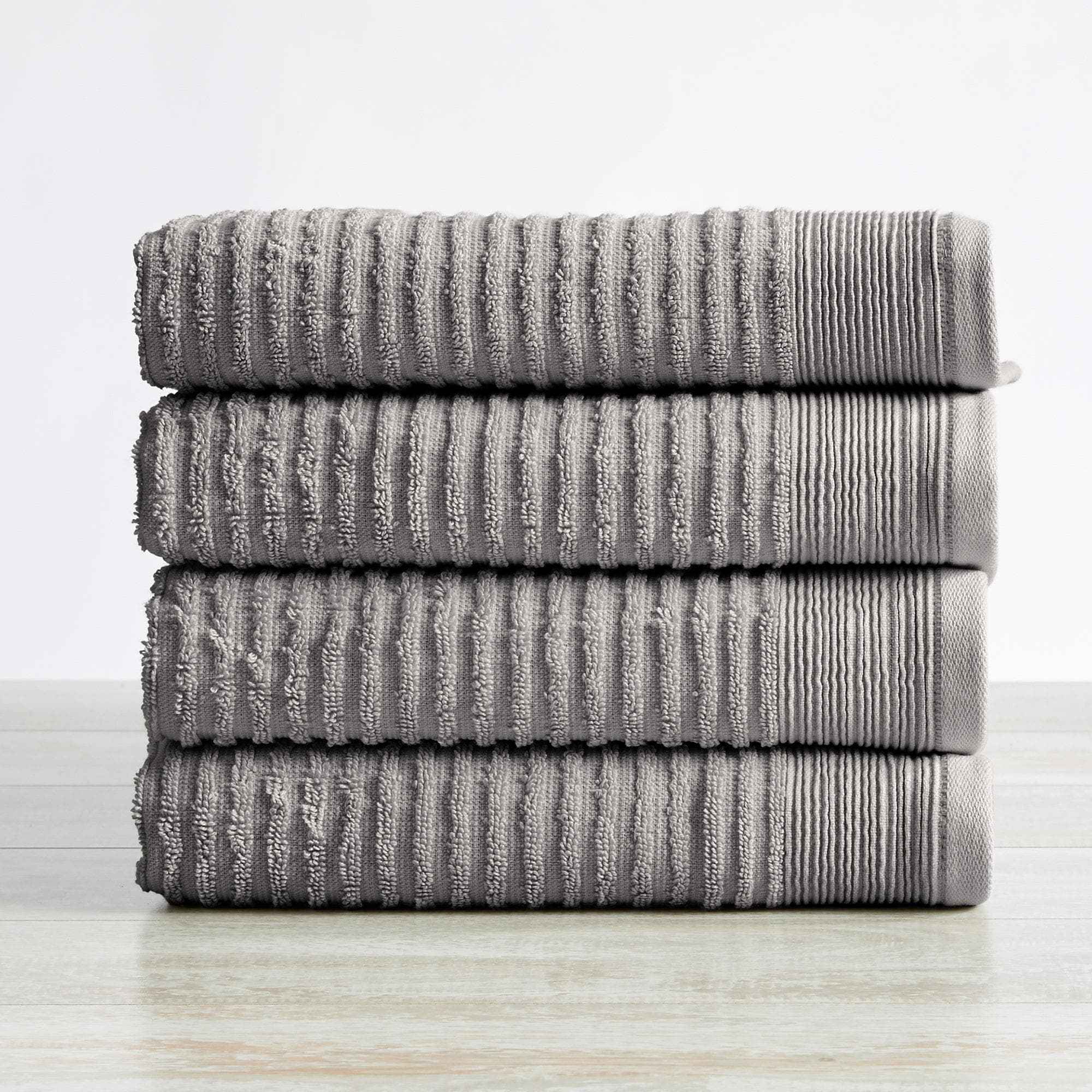 4 Pack Ribbed Hand Towels - Rori Collection