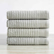 4 Pack Ribbed Hand Towels - Rori Collection