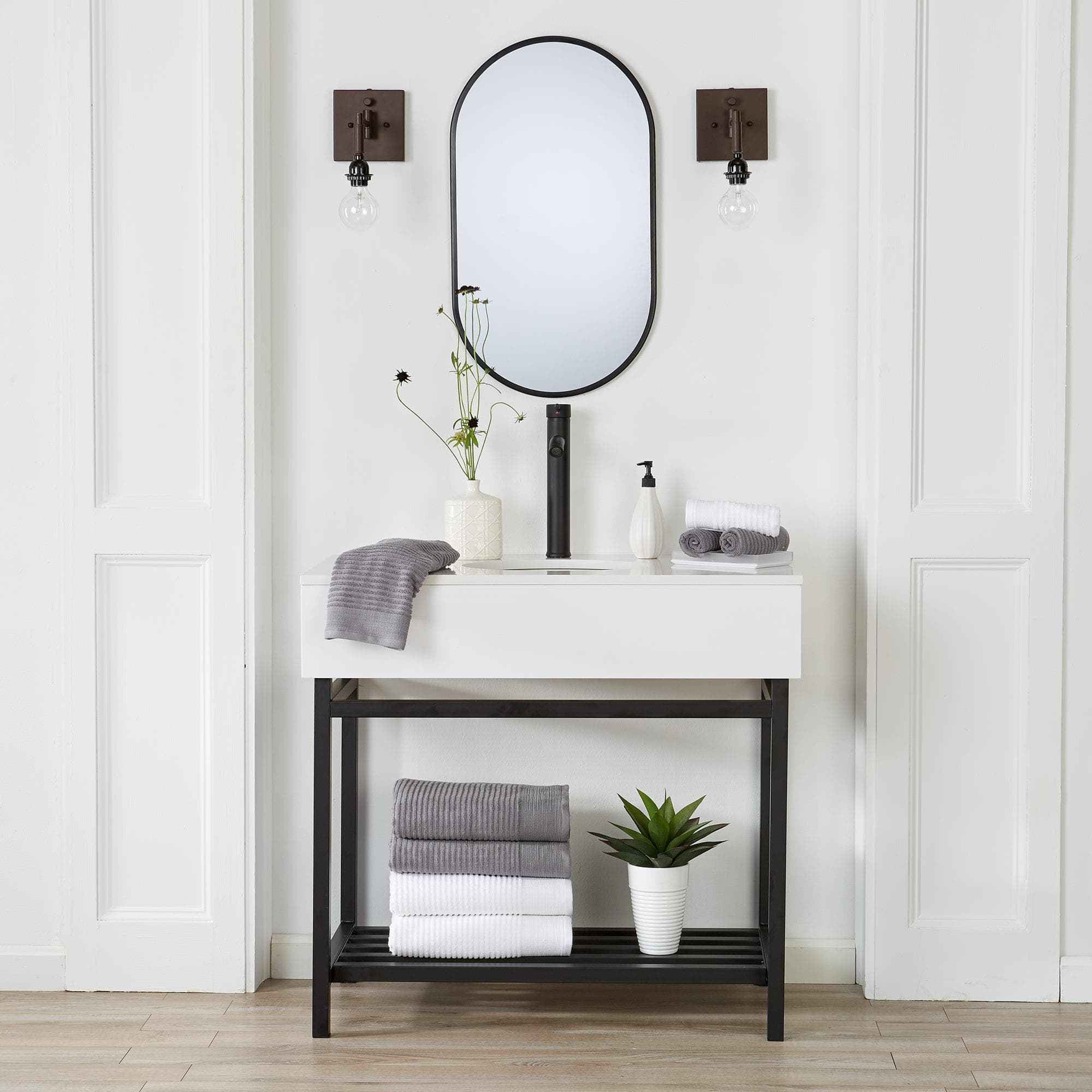 4 Pack Ribbed Hand Towels - Rori Collection