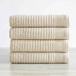 4 Pack Ribbed Hand Towels - Rori Collection