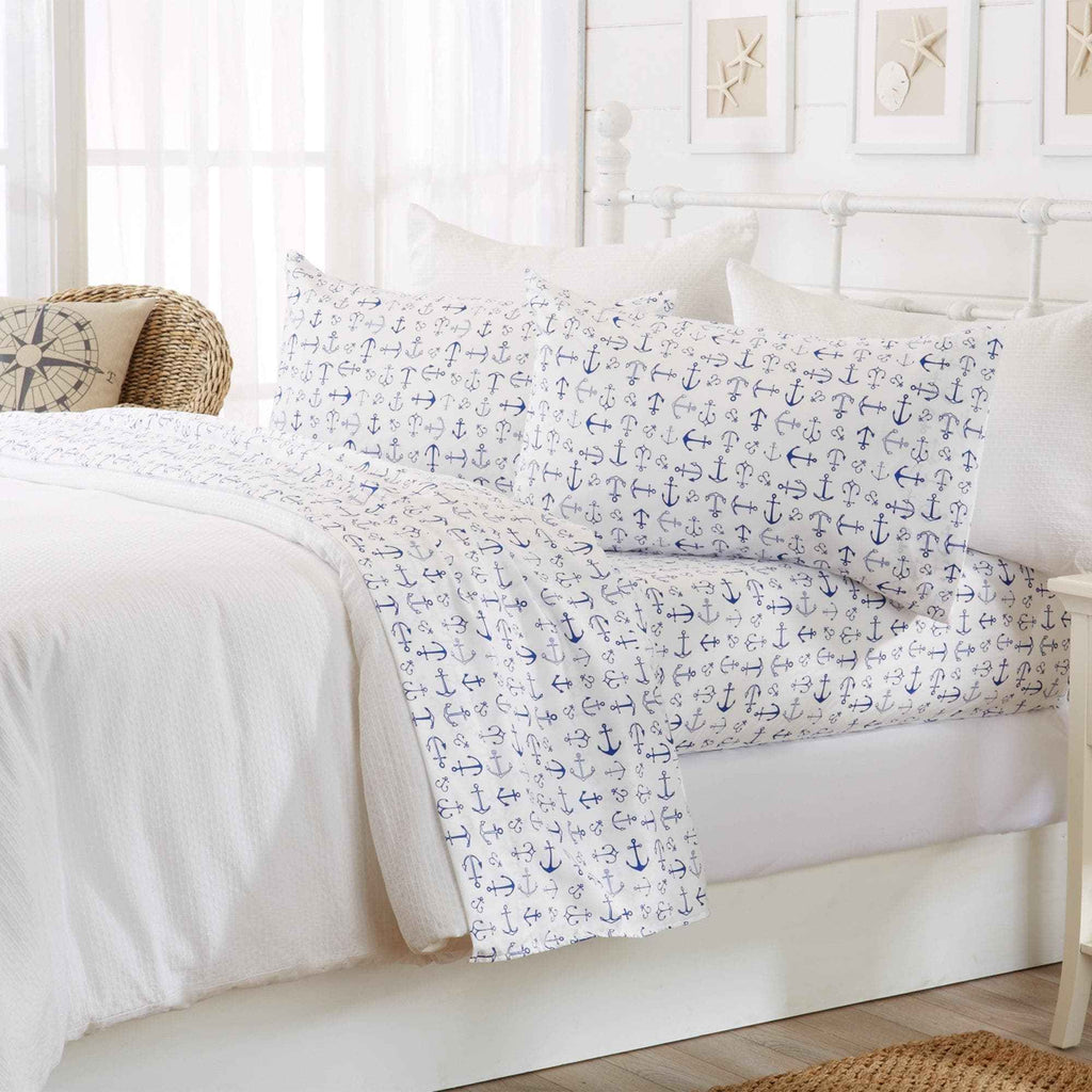 4-Piece Coastal Microfiber Sheet - Newport Collection