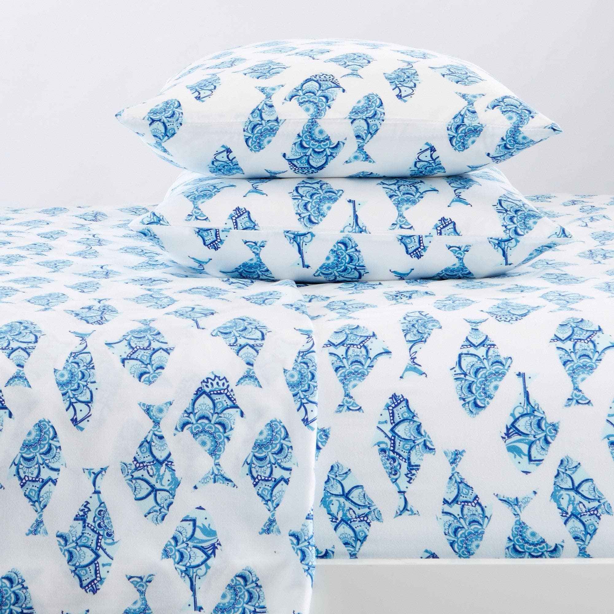 4-Piece Coastal Microfiber Sheet - Newport Collection