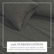 4 Piece Heathered Solid Cotton Blend Flannel Sheet Set - Anders Collection