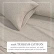 4 Piece Heathered Solid Cotton Blend Flannel Sheet Set - Anders Collection