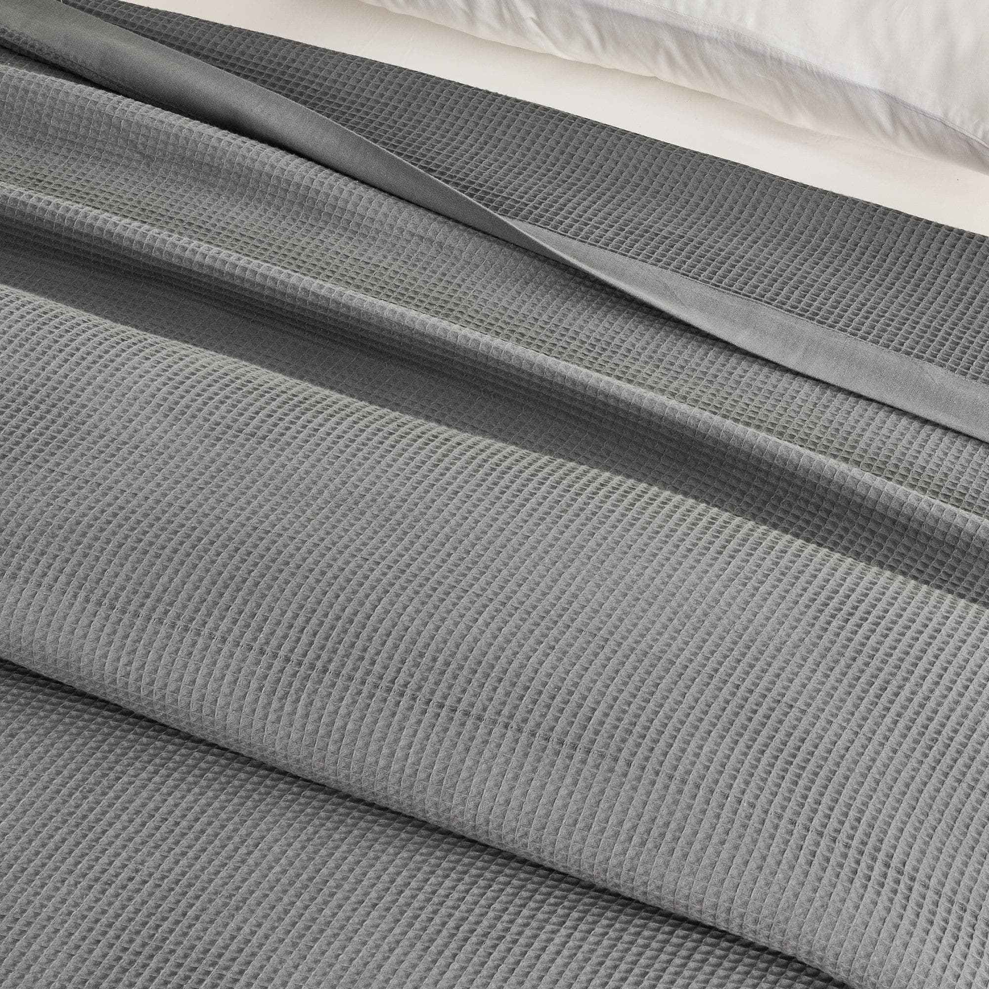 100% Cotton Small Waffle Weave Blanket - Hazel Collection