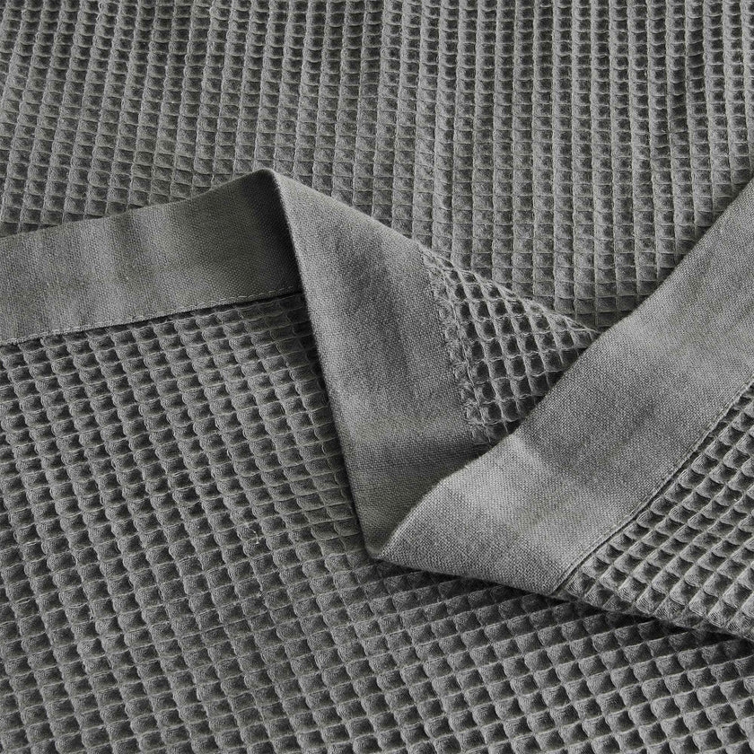100% Cotton Small Waffle Weave Blanket - Hazel Collection