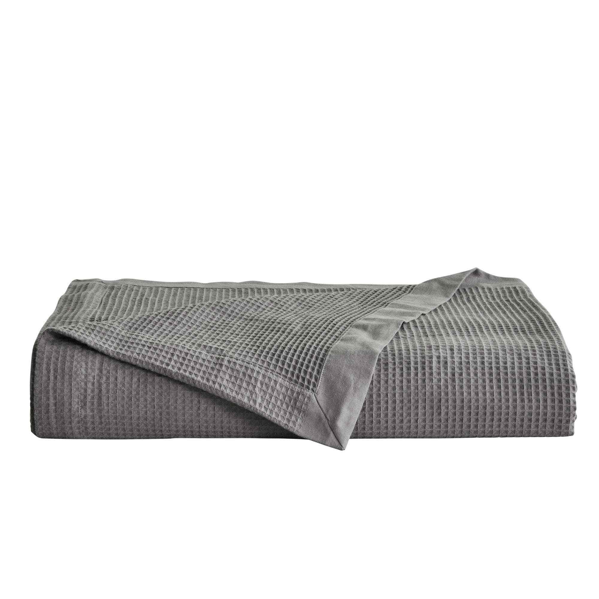 100% Cotton Small Waffle Weave Blanket - Hazel Collection