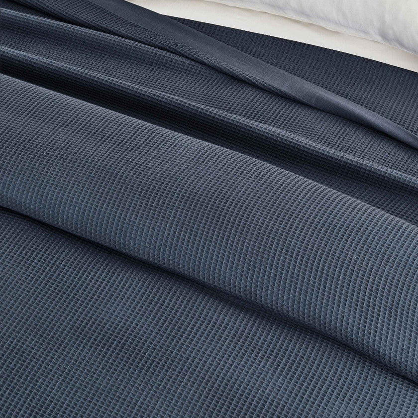 100% Cotton Small Waffle Weave Blanket - Hazel Collection