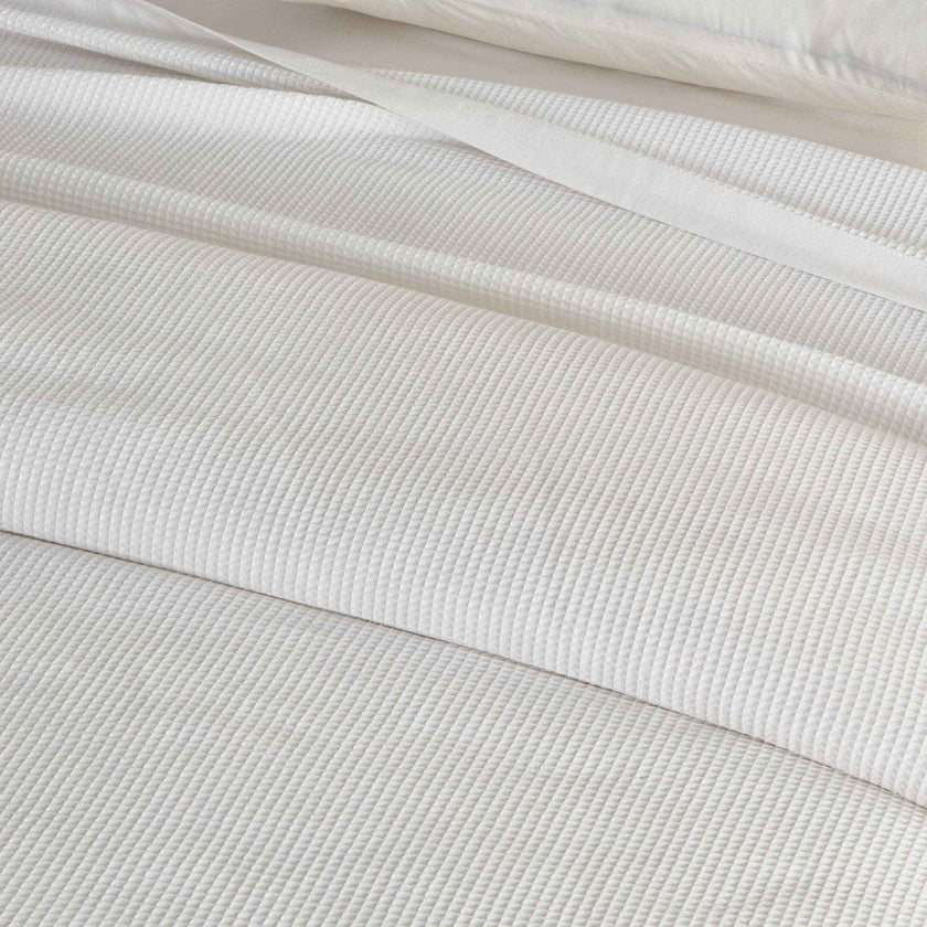100% Cotton Small Waffle Weave Blanket - Hazel Collection