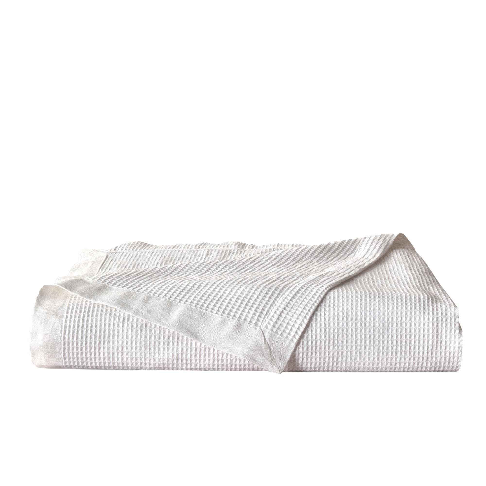 100% Cotton Small Waffle Weave Blanket - Hazel Collection