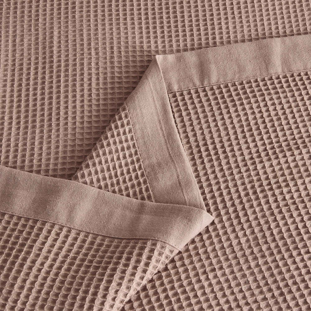 100% Cotton Small Waffle Weave Blanket - Hazel Collection