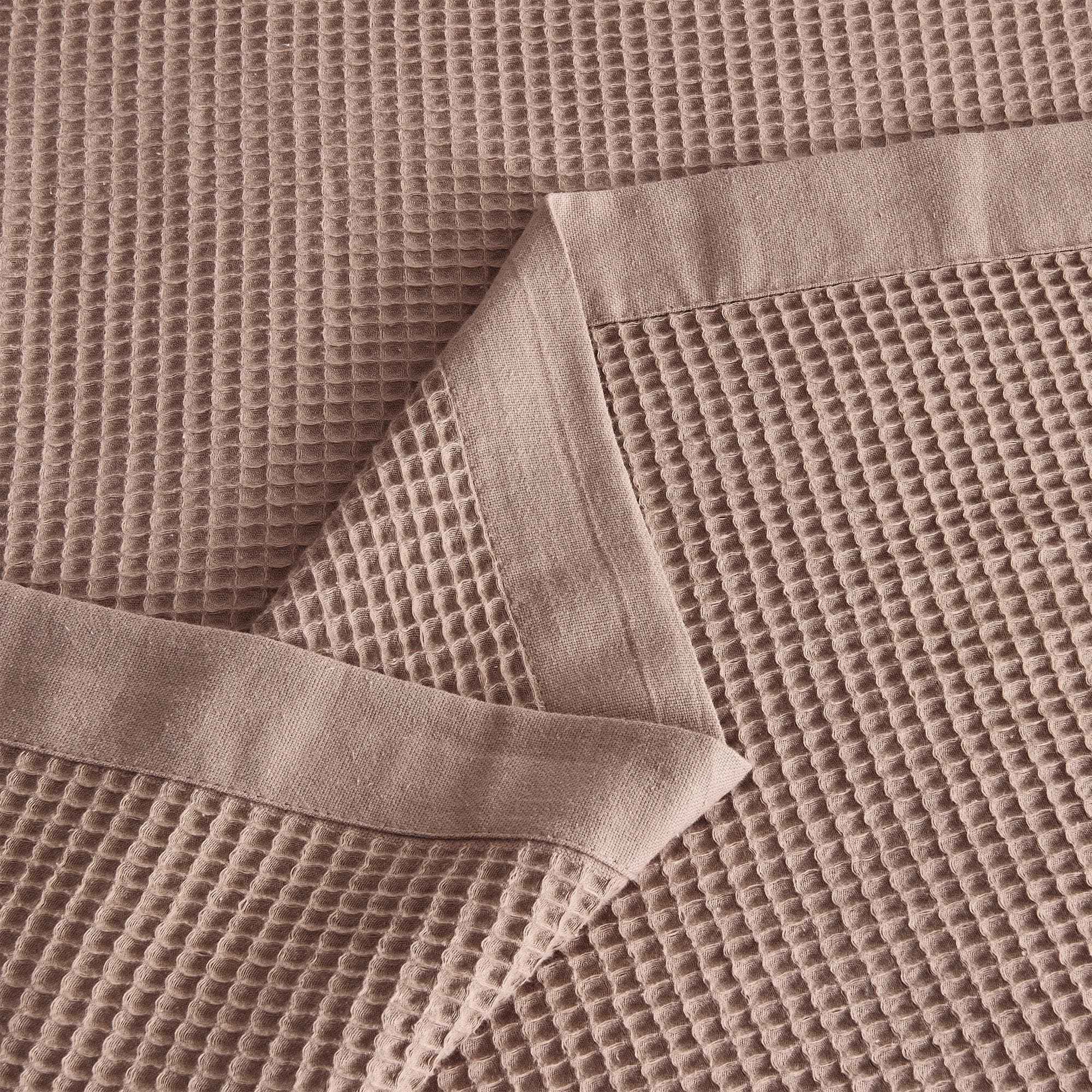 100% Cotton Small Waffle Weave Blanket - Hazel Collection