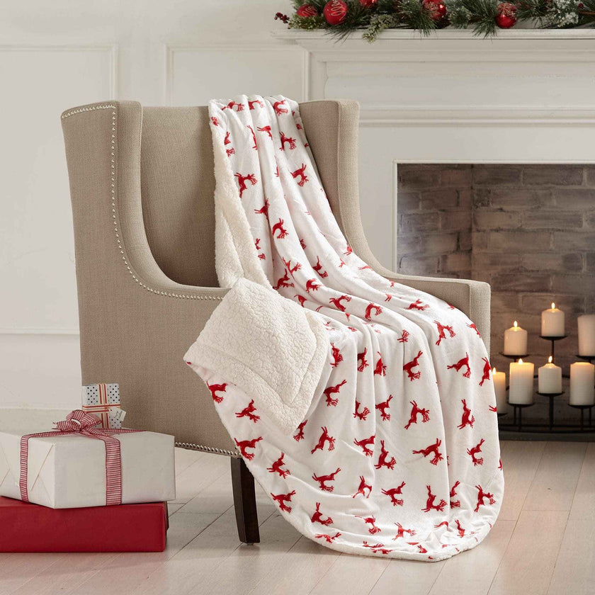 Sherpa Throw Blanket - Eve Collection