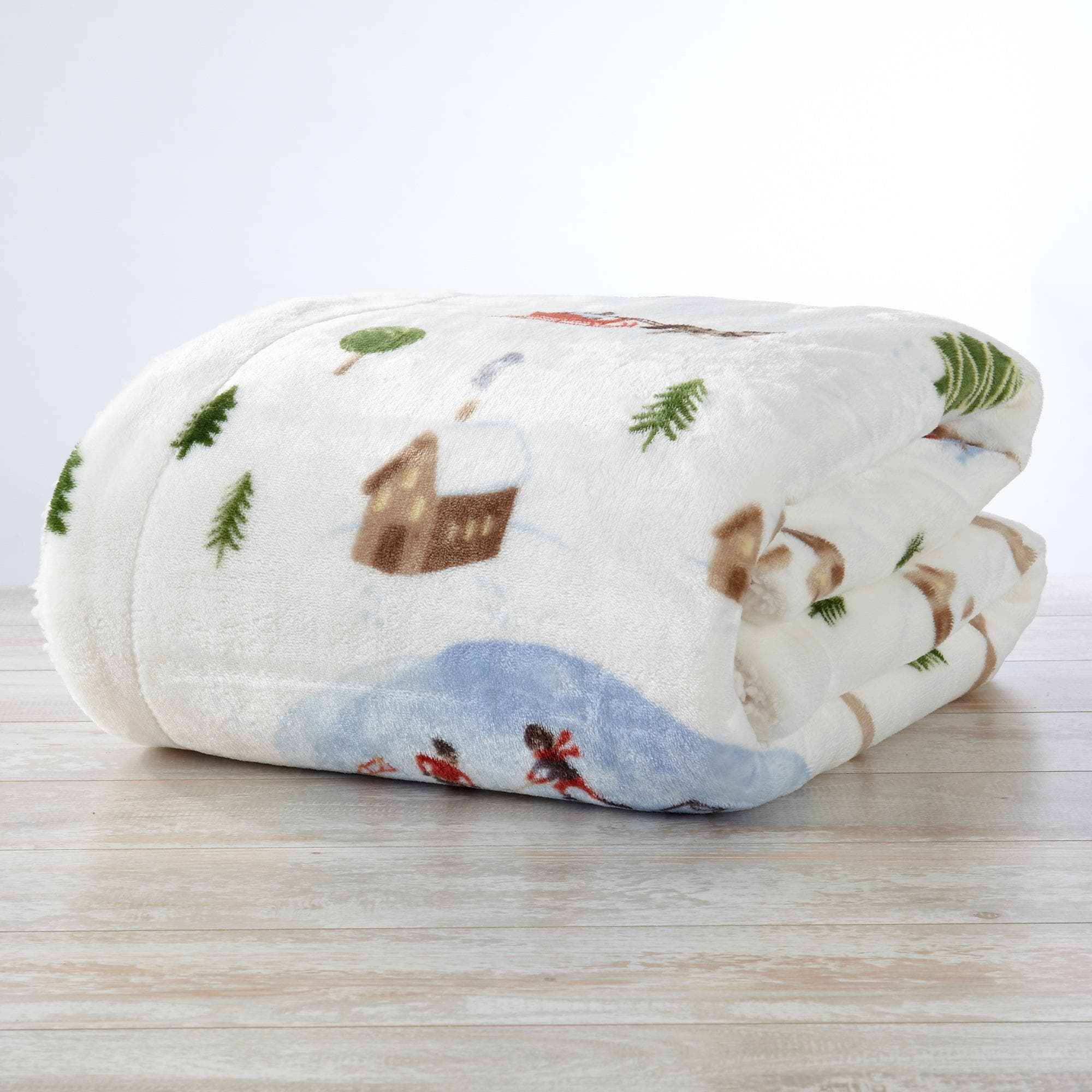 Sherpa Throw Blanket - Hudson Collection