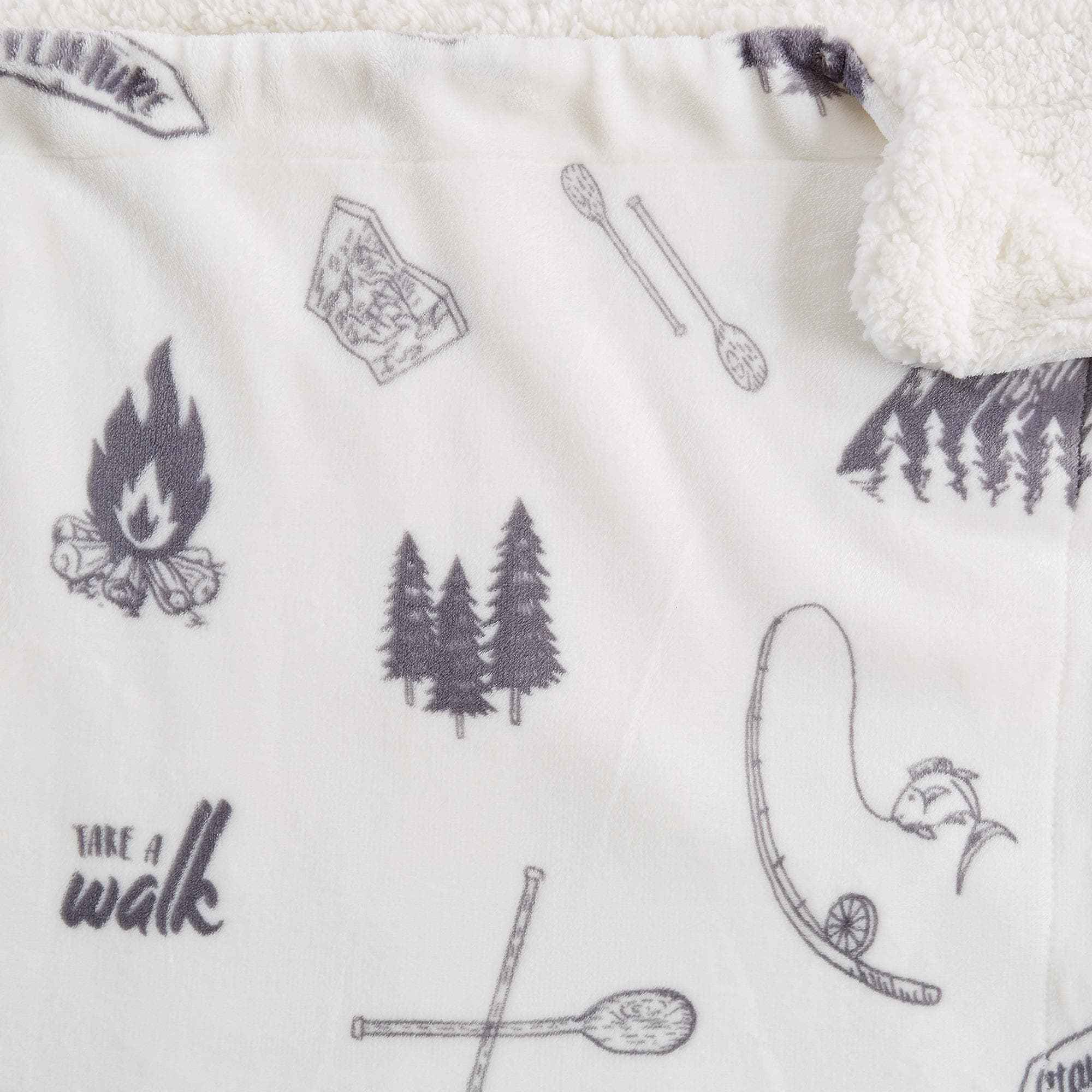 Sherpa Throw Blanket - Hudson Collection