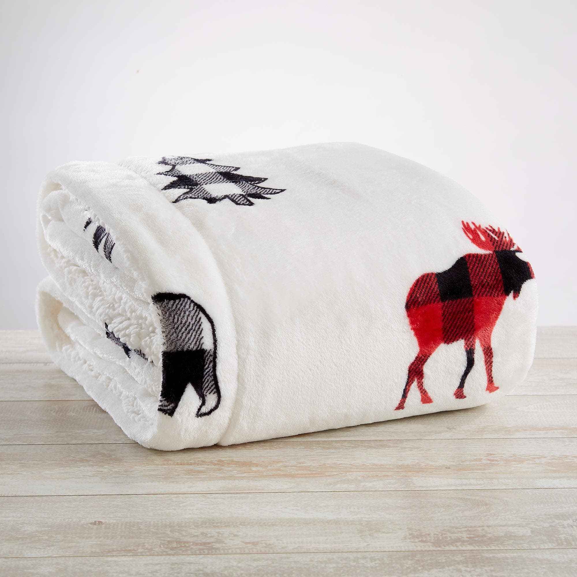 Sherpa Throw Blanket - Hudson Collection