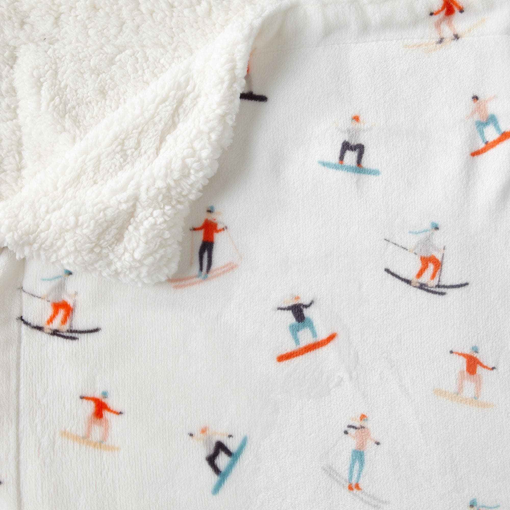 Sherpa Throw Blanket - Hudson Collection