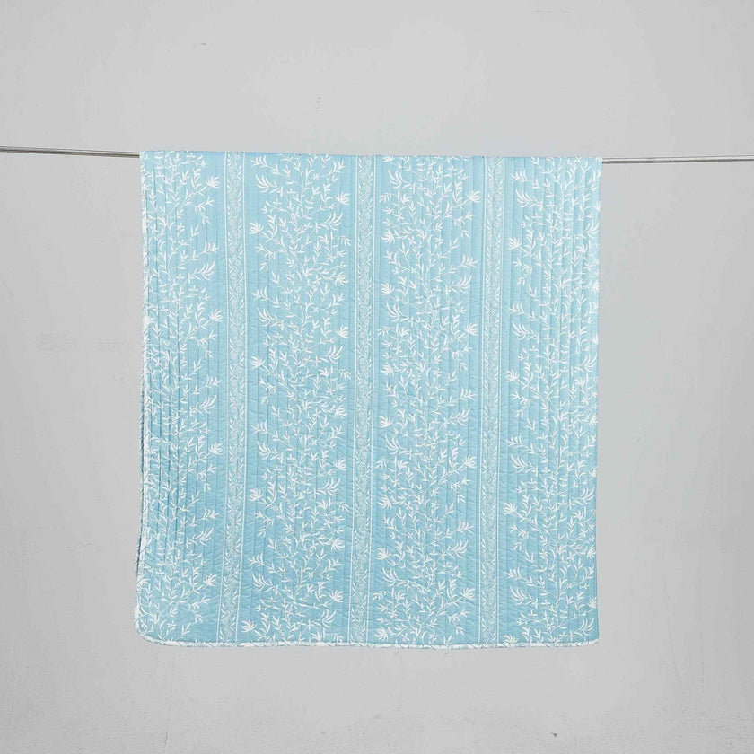 Blue Floral Quilt Set - Senna Collection