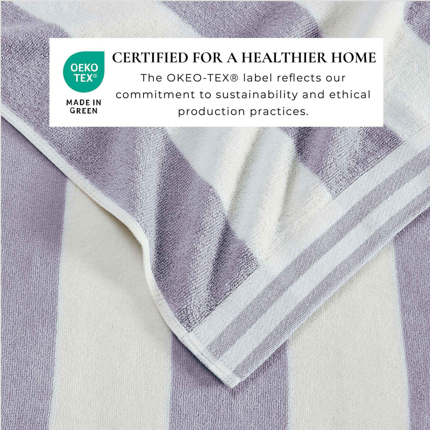 Oversized Striped Cabana Beach Towel - Edgartown Collection