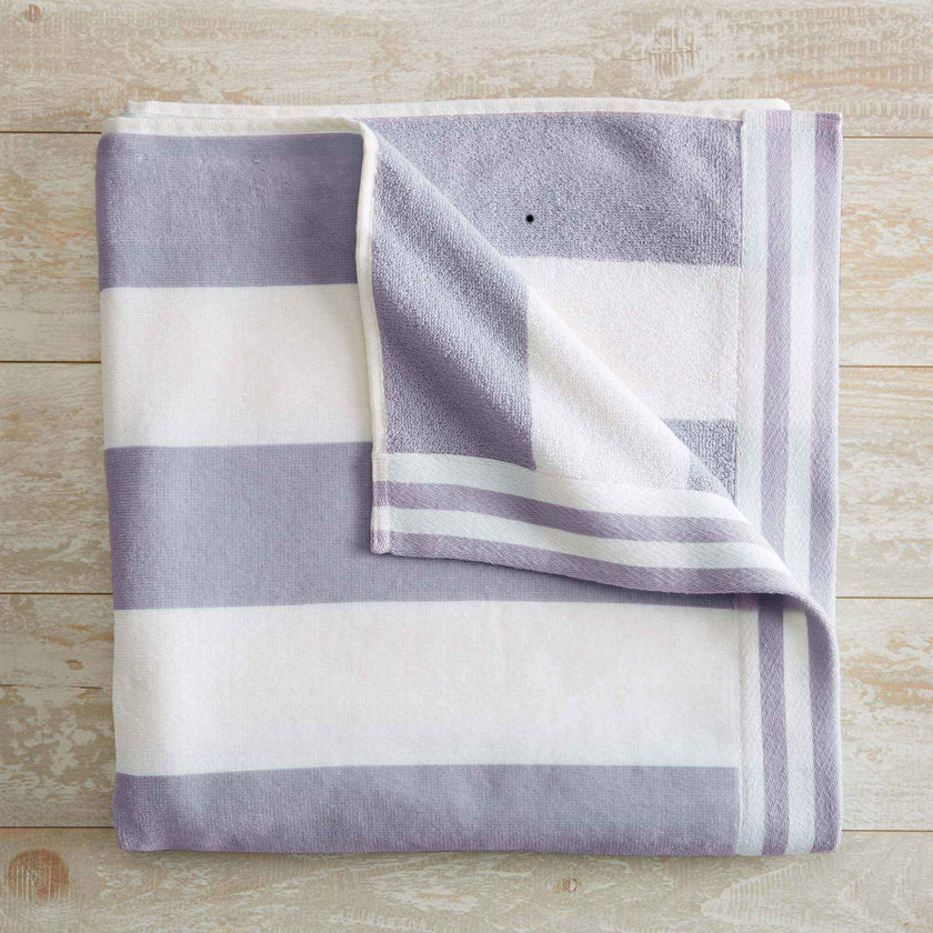 Oversized Striped Cabana Beach Towel - Edgartown Collection
