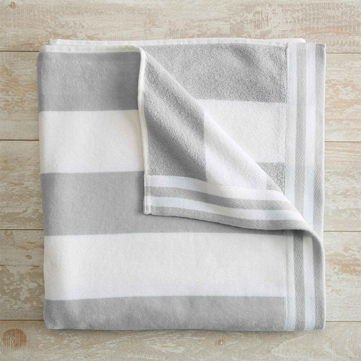 Oversized Striped Cabana Beach Towel - Edgartown Collection