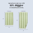 Oversized Striped Cabana Beach Towel - Edgartown Collection