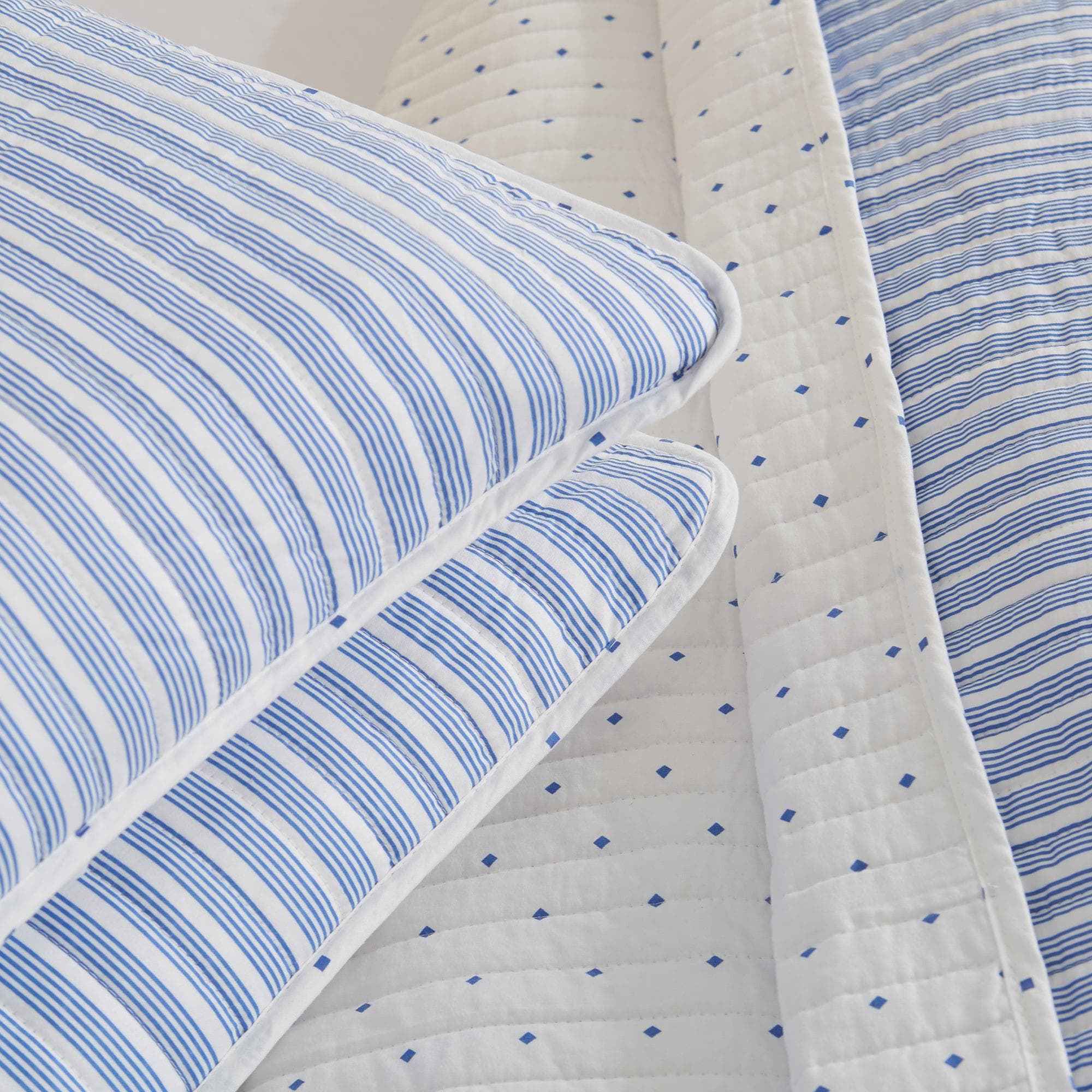 3-Piece Stripe Quilt - Marcie Collection