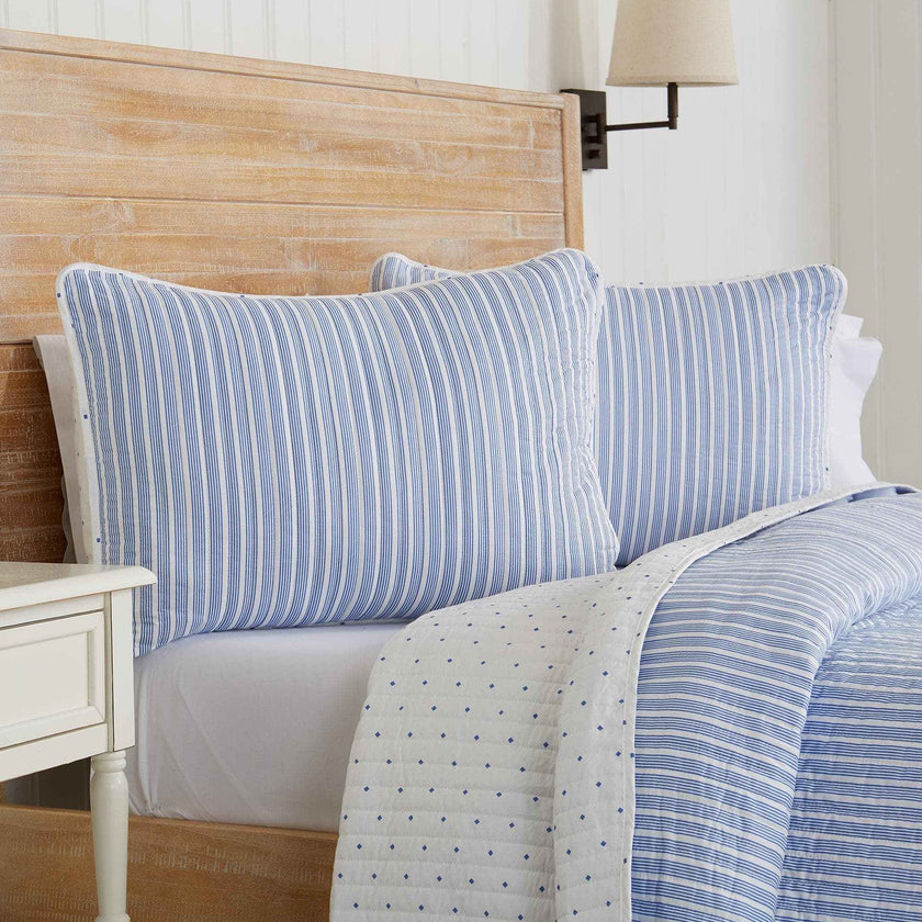 3-Piece Stripe Quilt - Marcie Collection