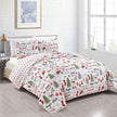 Holiday 3 Piece Quilt Set - Carol Collection