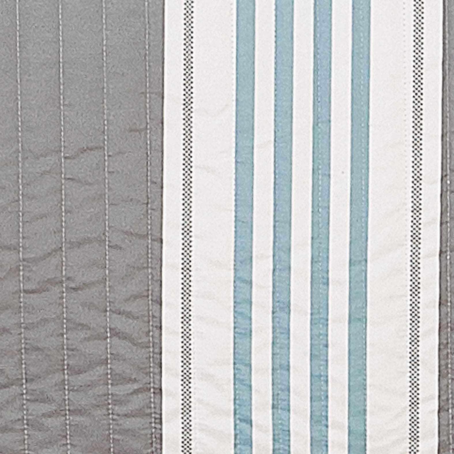 Striped Coral Quilt Set - St. Croix Collection