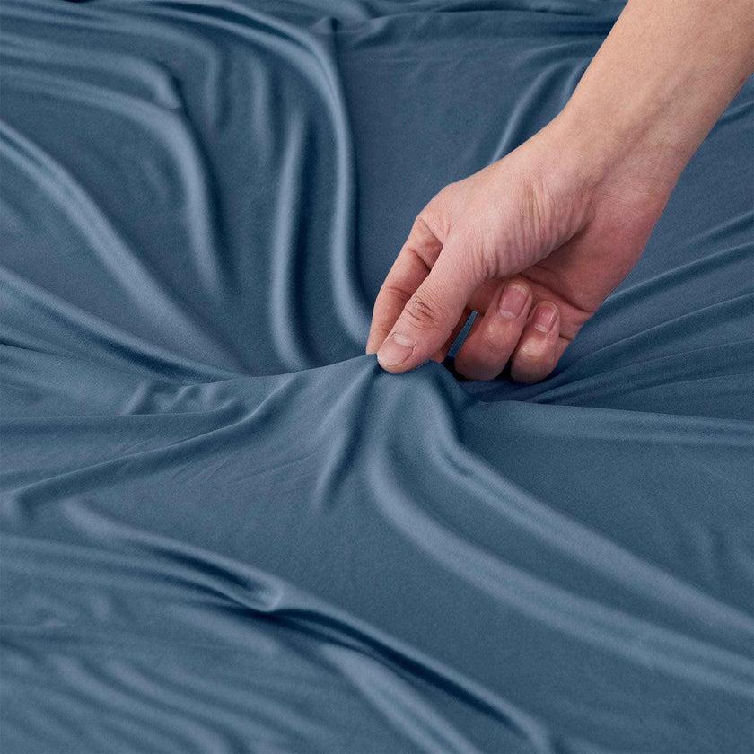 4-Piece Interlock Microfiber Sheet Set - Mackenna Collection