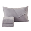 4-Piece Interlock Microfiber Sheet Set - Mackenna Collection