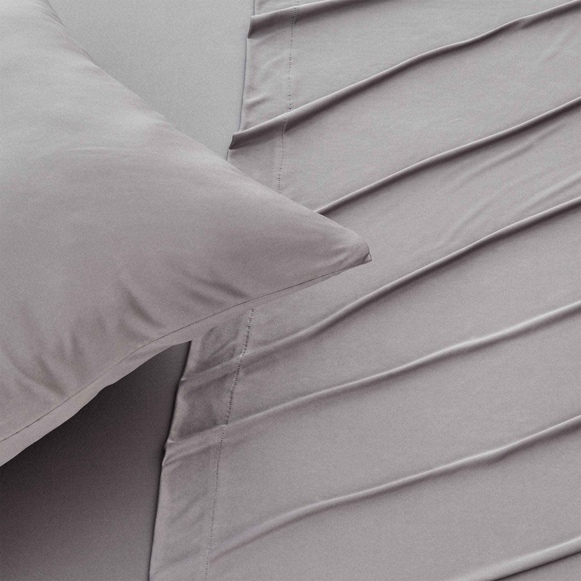 4-Piece Interlock Microfiber Sheet Set - Mackenna Collection