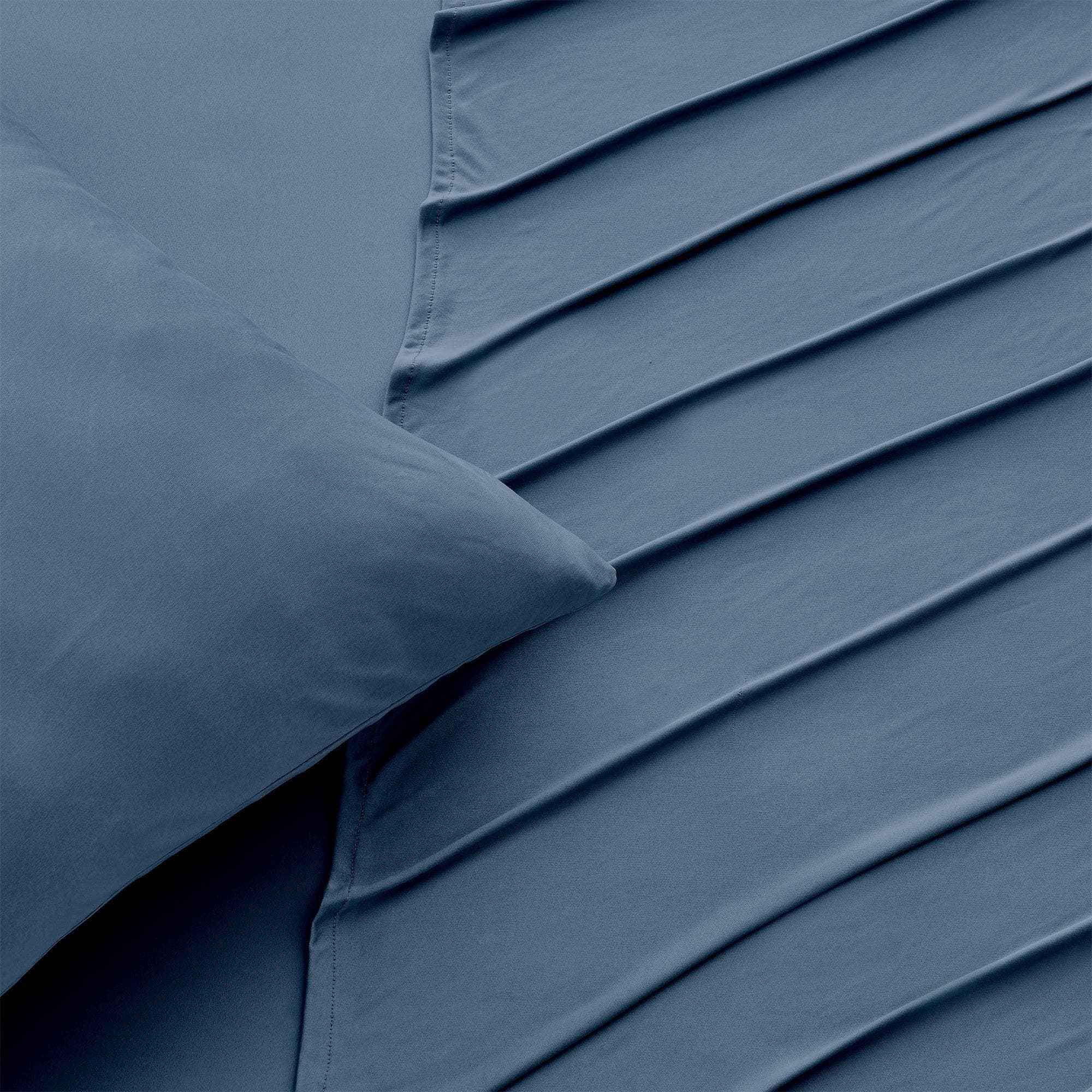 4-Piece Interlock Microfiber Sheet Set - Mackenna Collection