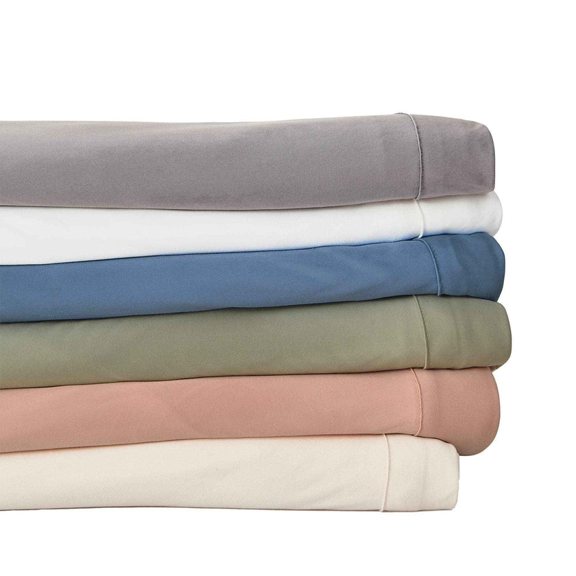 4-Piece Interlock Microfiber Sheet Set - Mackenna Collection