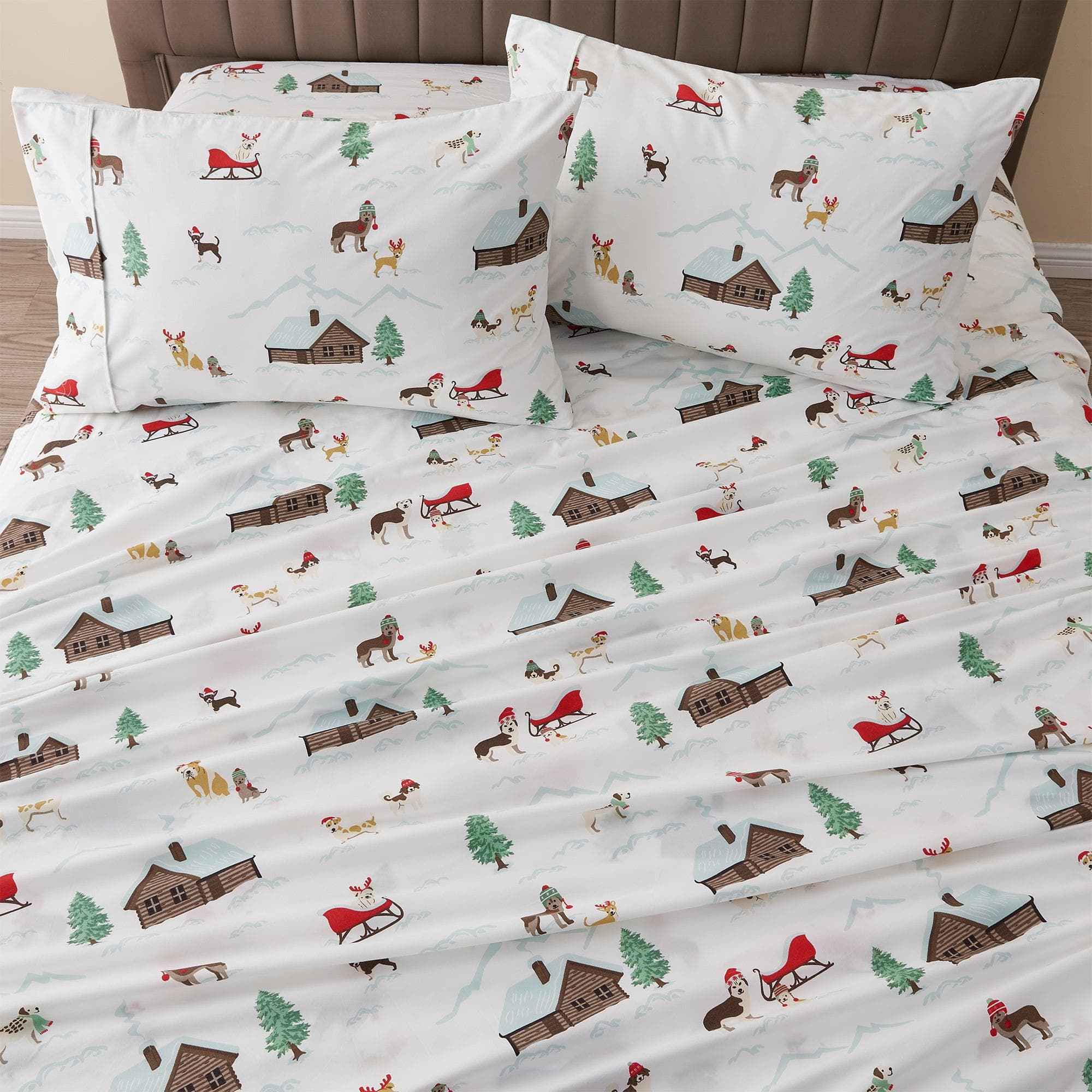 4-Piece Lodge Microfiber Sheet - Mountain Ridge Collection