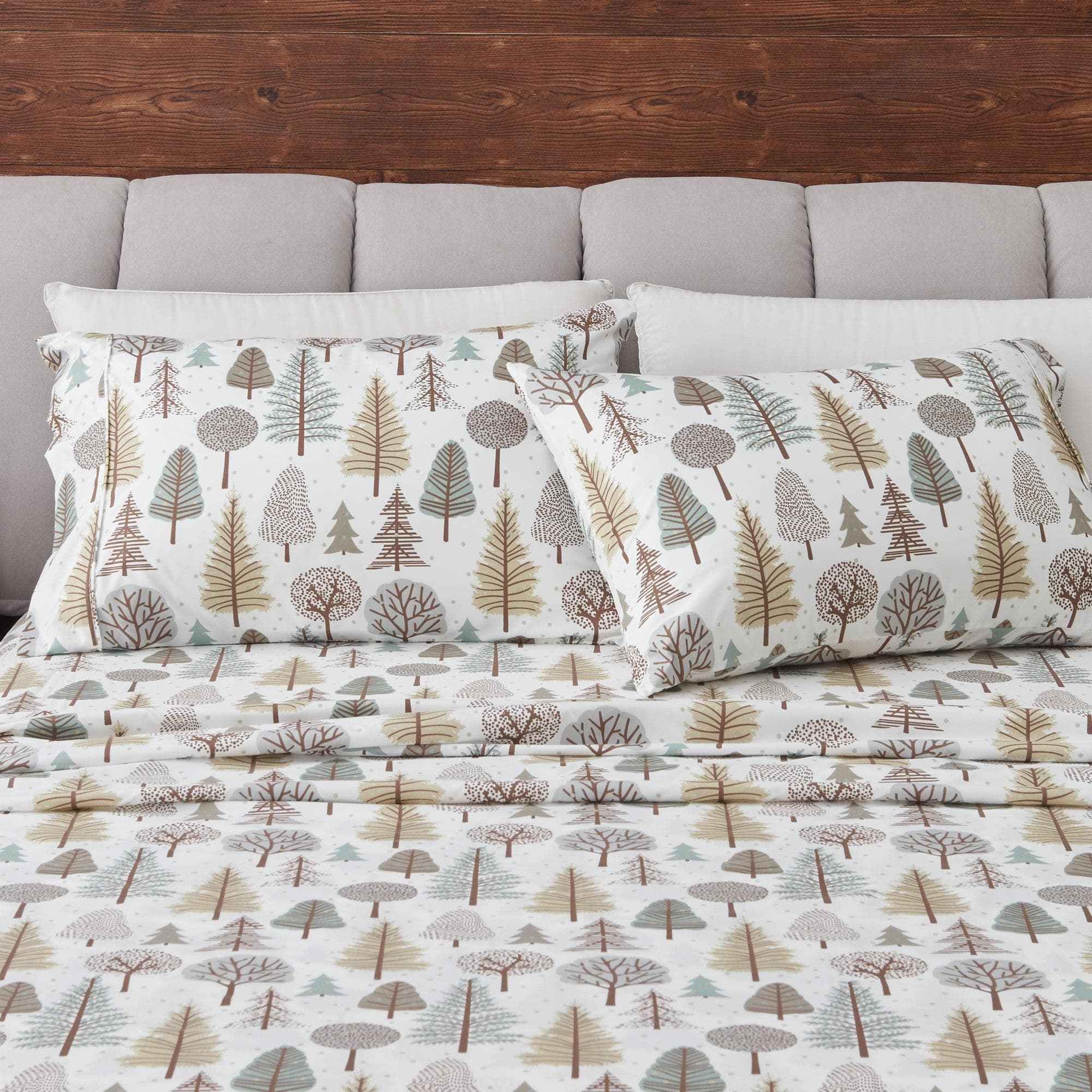 4-Piece Lodge Microfiber Sheet - Mountain Ridge Collection