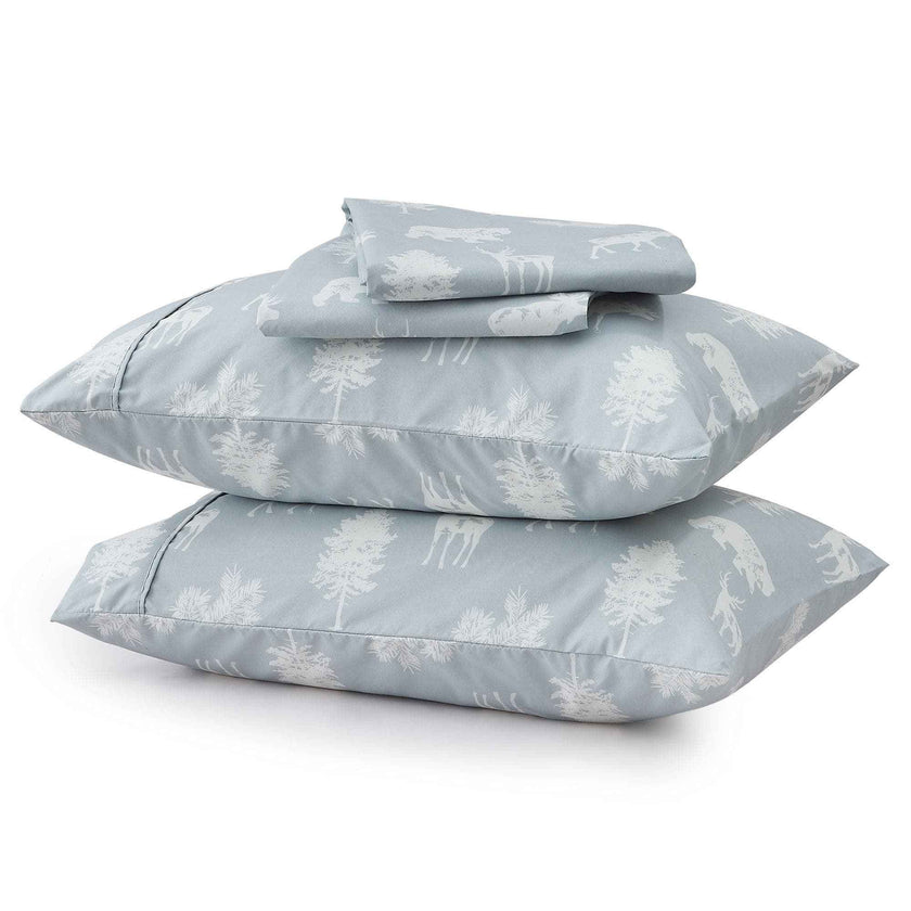 4-Piece Lodge Microfiber Sheet - Mountain Ridge Collection
