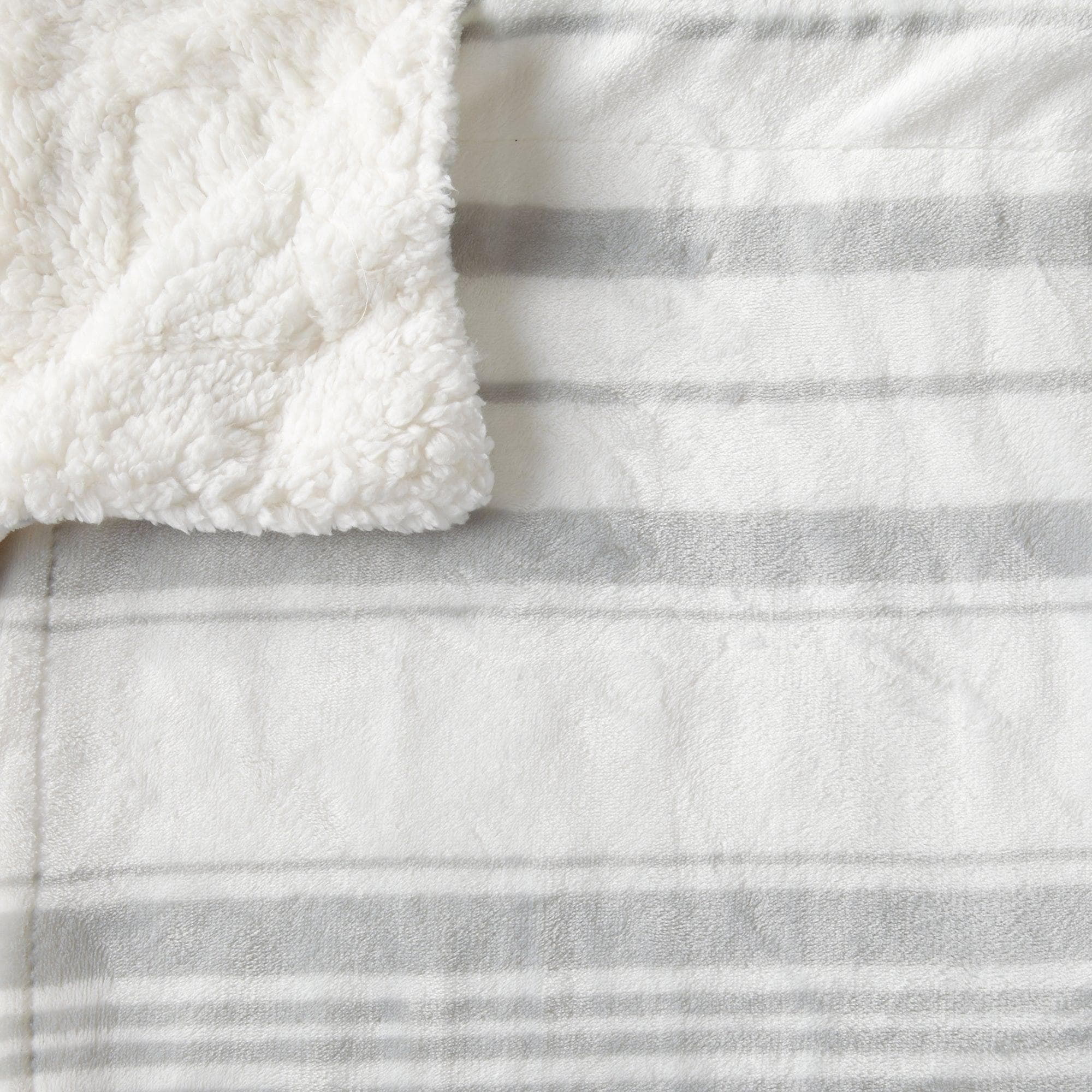 Velvet Plush Sherpa Luxury Bed Blanket - Kinsley Collection