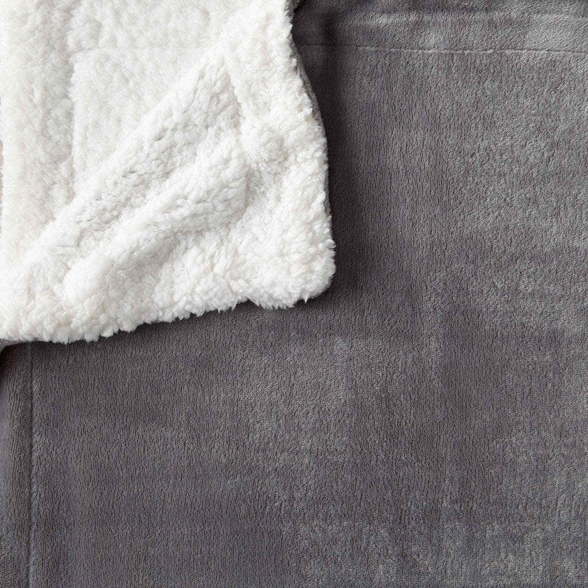 Velvet Plush Sherpa Luxury Bed Blanket - Kinsley Collection
