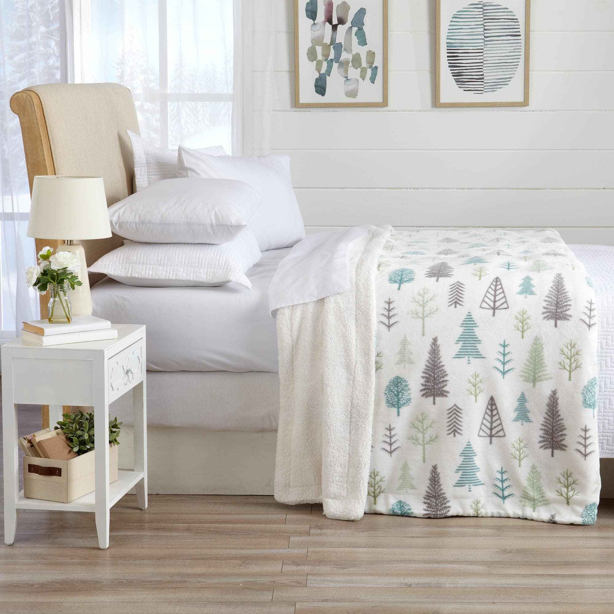 Velvet Plush Sherpa Luxury Bed Blanket - Kinsley Collection